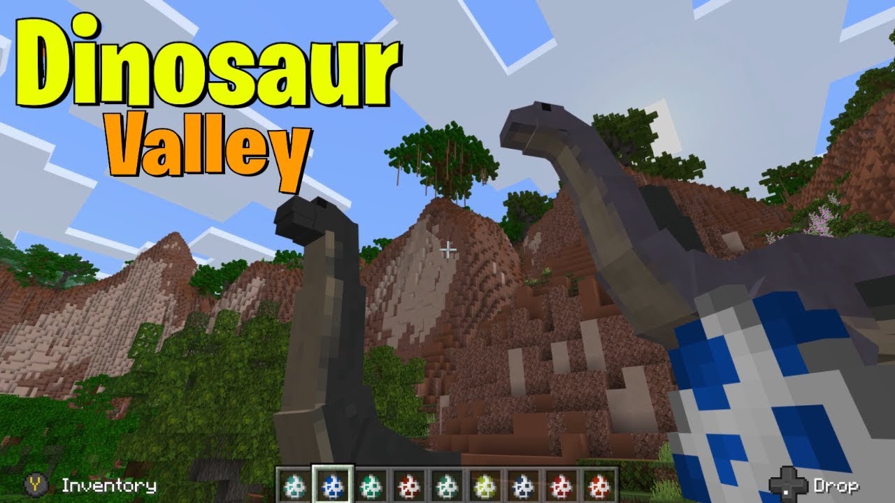 Dinosaur Valley Gameplay - Minecraft Marketplace Map - YouTube