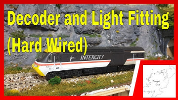 82 Model Railway for Beginners, Fitting DCC Decoder and Lights Installation to a Hornby Class 43