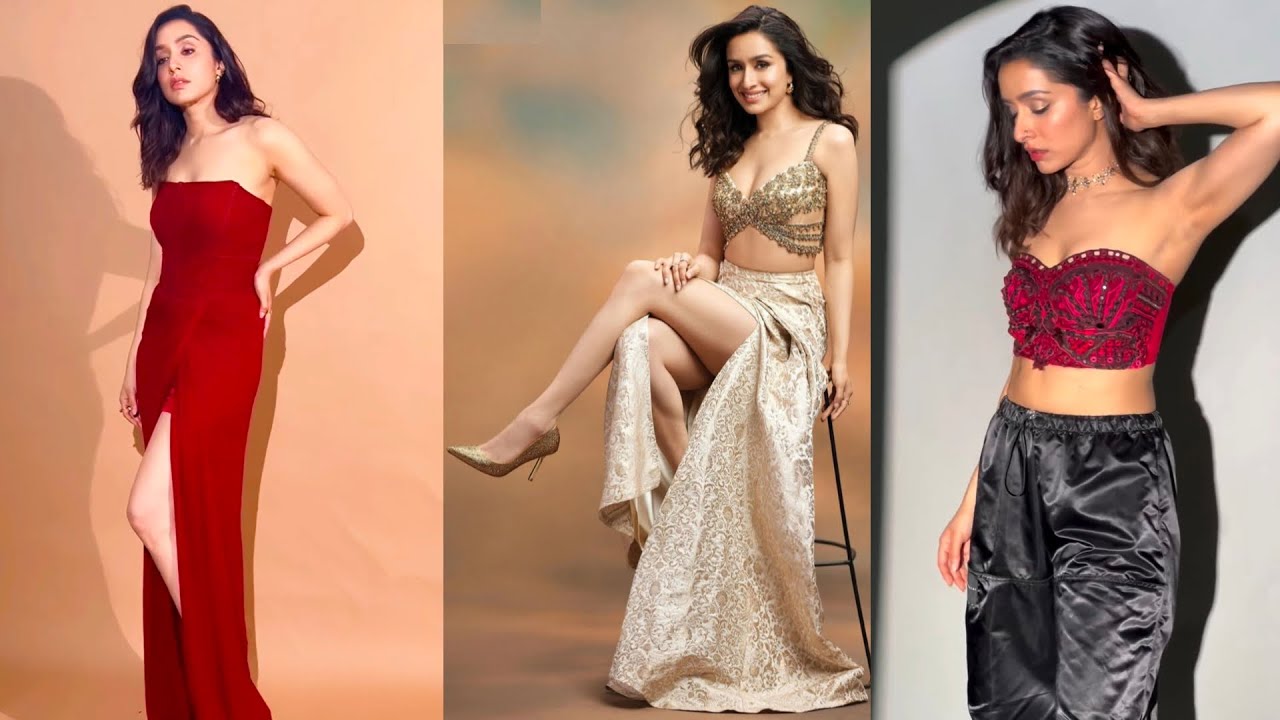 Shraddha Kapoor Modern Photoshoot Part 4 | Bollywood Actress Shraddha Kapoor Red Bodycon Gown Looks