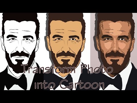 Adobe Photoshop CS6: Cartoon effect Tutorial 2016 