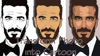 Cartoon effect Tutorial Adobe Photoshop screenshot 3