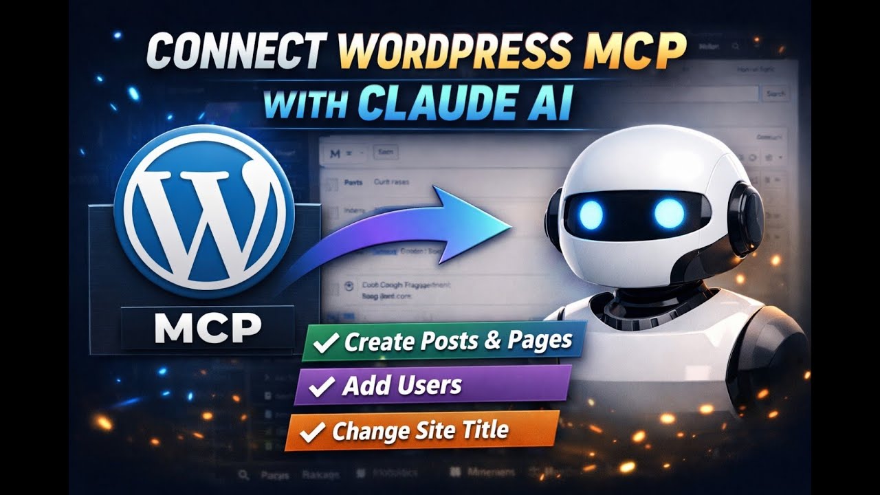 Connect WordPress MCP with Claude AI | Create Posts, Pages & Users Automatically