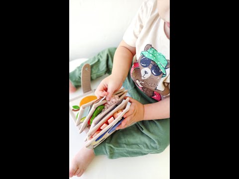 Пальчиковые игрушки из фетра для развивающих книг