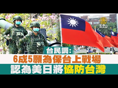 台民調：6成5願為保台上戰場 認為美日將協防台灣
