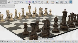 How to make a chess board - fusion 360 tutorial screenshot 3