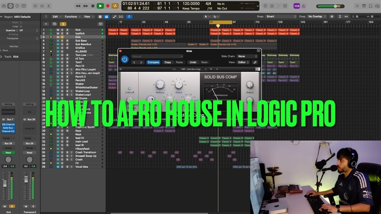 Logic Afro How to make Afro House In Logic Pro - YouTube