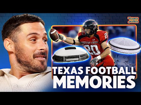 Amendola Talks TEXAS Football Stadiums, Rivalries, and Funny Fake ID Story | Games With Names
