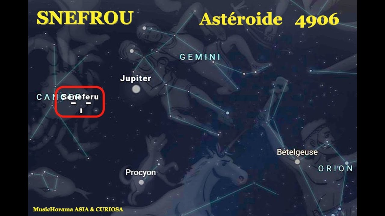 SNEFROU - Asteroid n° 4906  (désignation internationale  Seneferu)