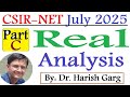 Real Analysis Part C Solution | CSIR NET JULY 2025 | Fully Short Cut Tricks