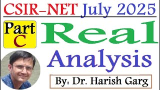 Real Analysis Part C Solution | CSIR NET JULY 2025 | Fully Short Cut Tricks
