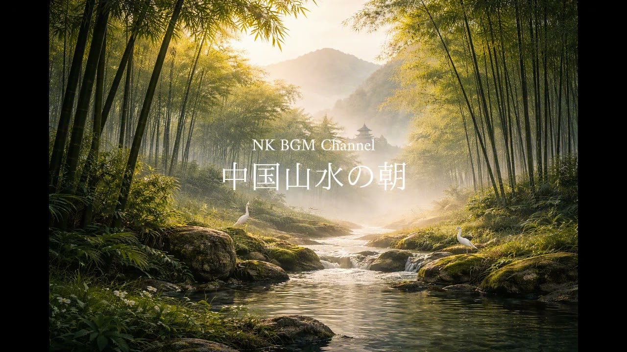 中国山水の朝｜竹林と自然音の集中BGM / 中国山林清晨｜竹林自然声音・专注环境音 / Chinese Mountain Morning – Bamboo Forest Nature Sounds