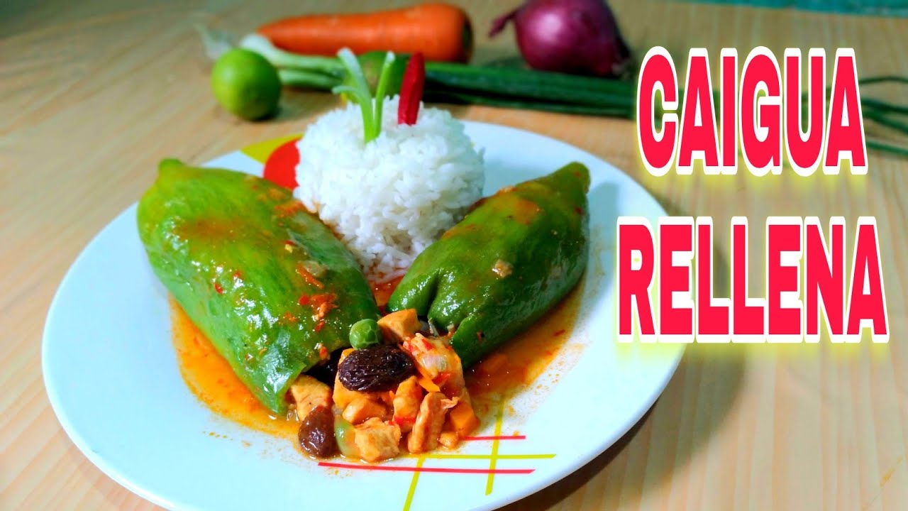 Cómo hacer CAIGUA RELLENA DE POLLO 🇵🇪 Rico y Nutritivo😋Receta Peruana paso a paso