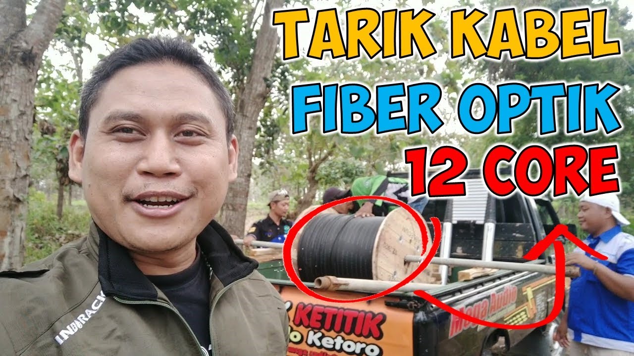 fiber obtic  2022  Tarik Kabel Fiber Optik 12 Core 2Km