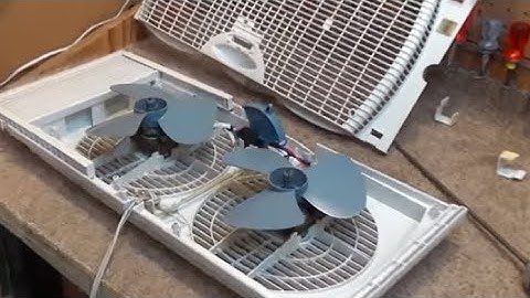 Holmes HAWF2021 Twin Window Fan Repair | One Fan Not Running Properly