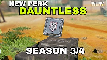 New DAUNTLESS perk coming in CODM for fearless players | CODM season 3/4 2023