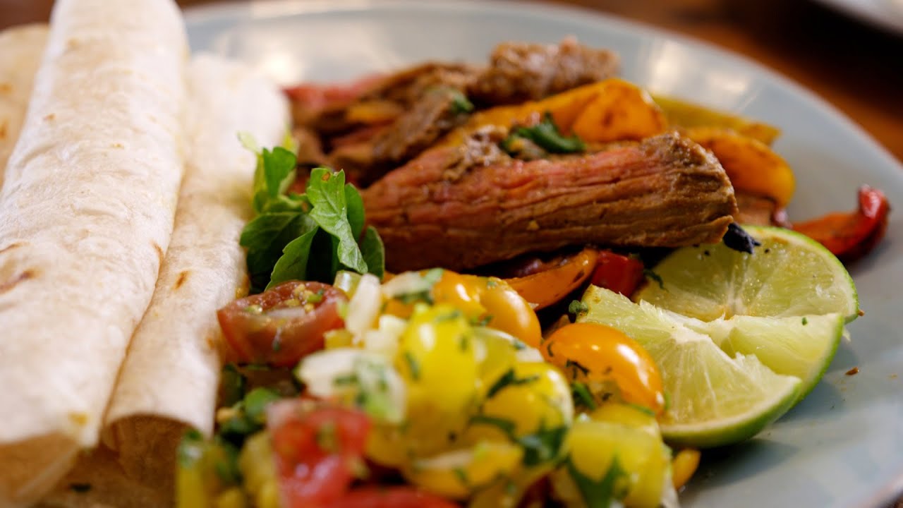 Fresh. Simple. Healthy. Chipotle Steak Fajitas YouTube