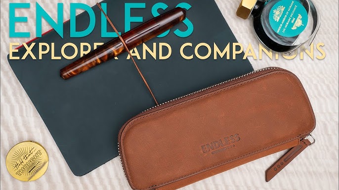 Endless Pens Companion 3 Pen Adjustable Pen Pouch - Brown