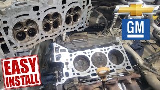 Gmc Acadia 3.6L Both Cylinder Heads Install [Easy Step Procedure D.i.Y] #mechanic #diycarrepair