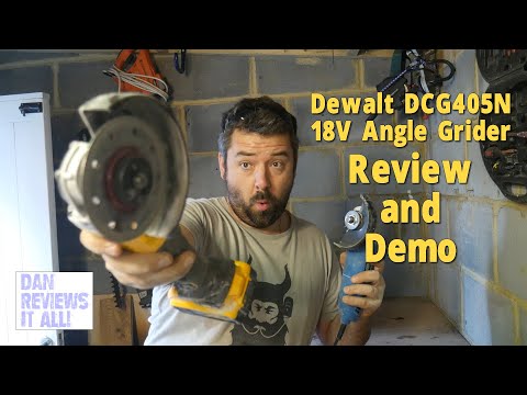 Test Meuleuse d'angle 18v DCG405 DeWALT (avis) 