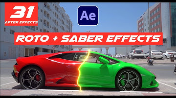 After Effects Class - 31, The Ultimate Saber Car Color Change Effect!