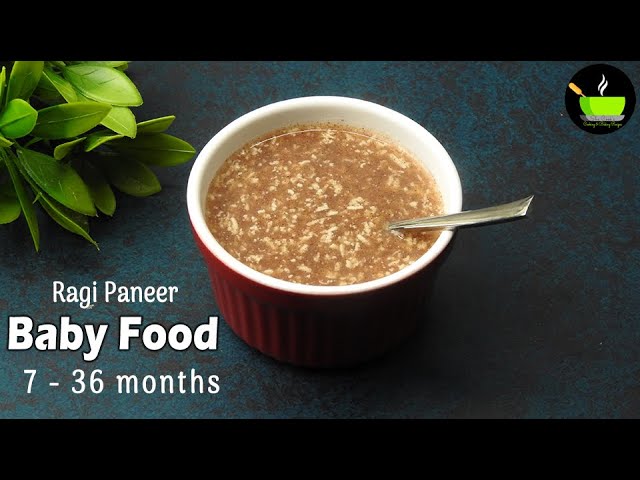 Baby Food | Baby Food for Weight Gain & Bone Strength | 7-36 months Baby Food |  Ragi Paneer | She Cooks
