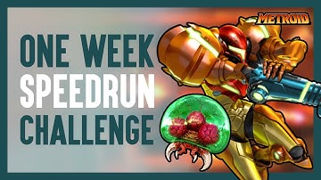I had one week to speedrun 5 different Metroid games