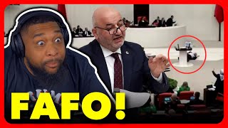 Turkish Lawmaker "MEETS GOD" Seconds After Saying Israel ‘will suffer the wrath of Allah’