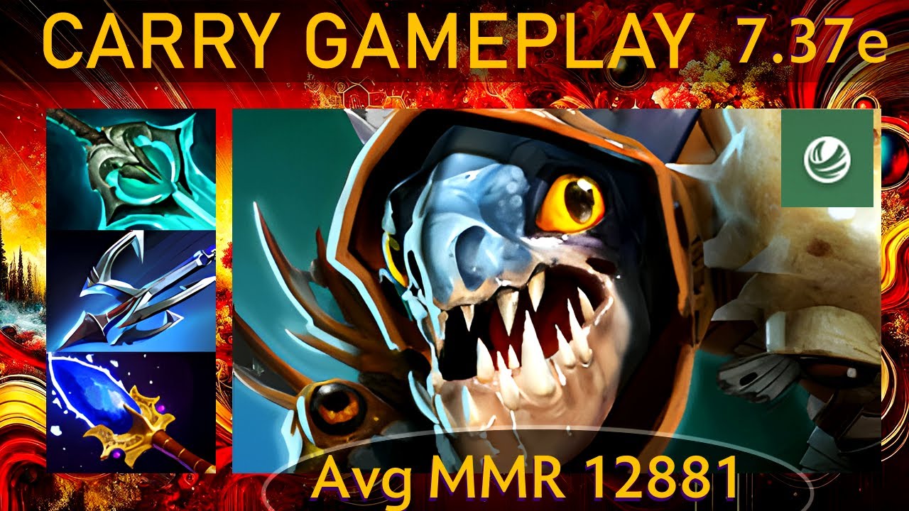 ⭐ 7.37e Slark |K+A-D - 19 KP - 66%| Carry Gameplay - Dota 2 Top MMR