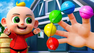 Lollipops Finger Family Song 🍭| NEW ✨ Best Funny Nursery Rhymes For Kids | Little PIB Animal RED