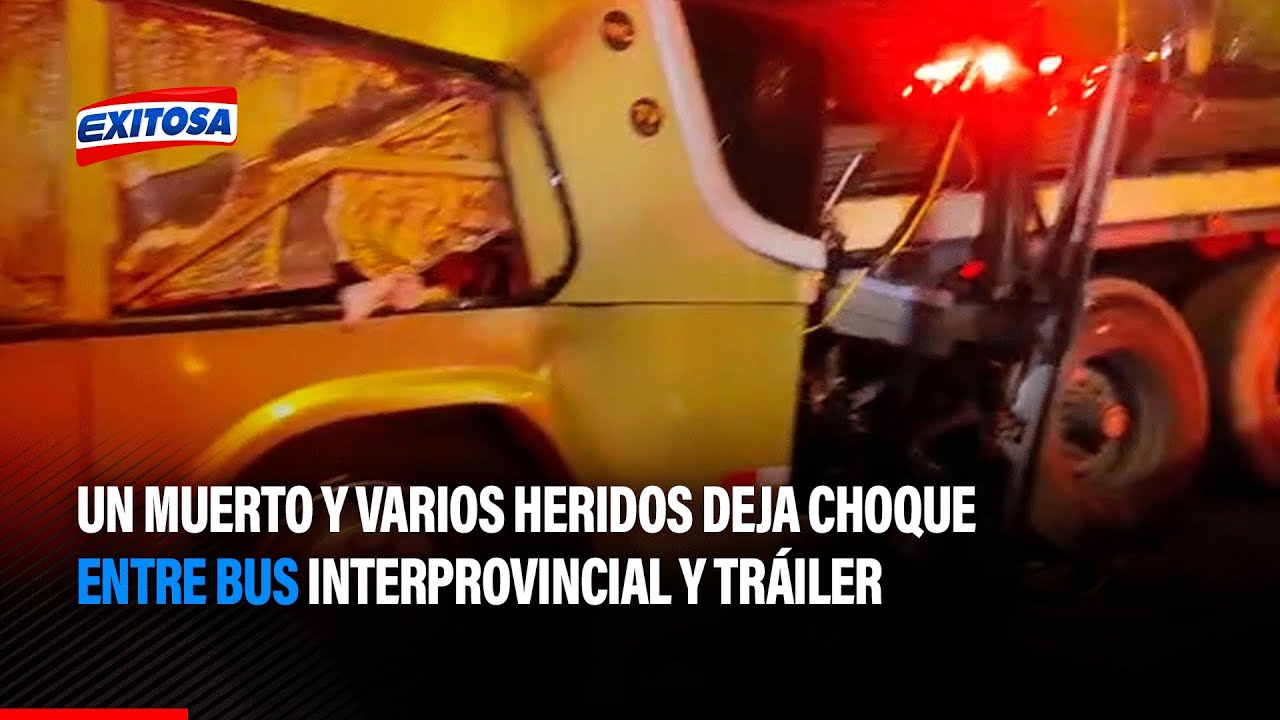 🔴🔵¡Tragedia en Surco! Un muerto y varios heridos deja choque entre bus ...
