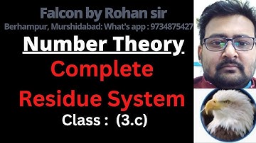 3.c) Number theory : Complete residue system in Bengali