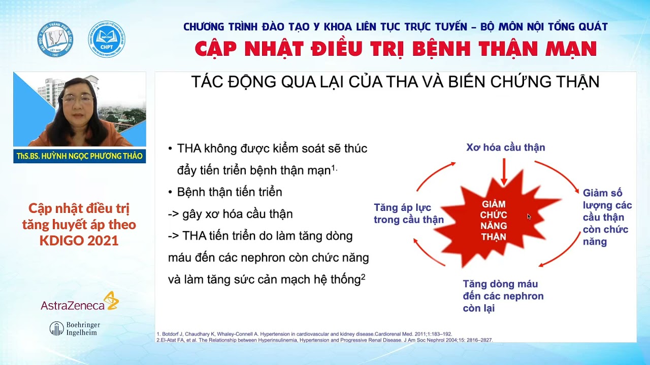 Cập nhật điều trị bệnh thận mạn 21/11/2021 - youtube