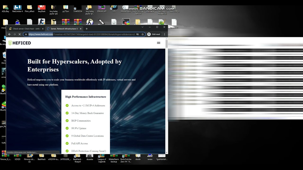 Hef***d & Vu*** OvH DDoS Test 