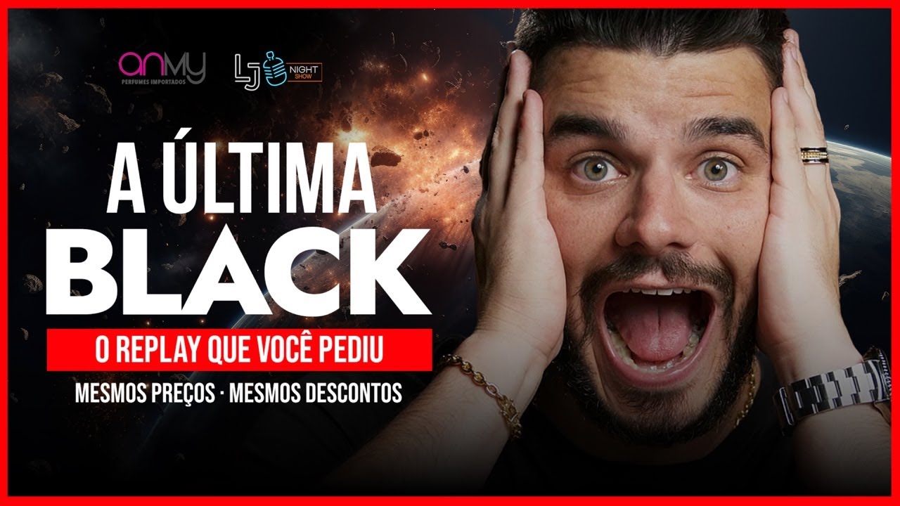 A ÚLTIMA BLACK DO ANO! OS MESMOS PREÇOS OS MESMOS DESCONTOS! PERFUMES COM ATÉ 70% OFF NA ANMY!