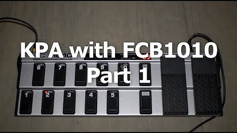 Kemper Profiling Amp with Behringer FCB1010 (no chip). Part 1.