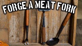 Forging a Meat Fork (Part 3 of Forging a Kitchen Utensil Set)