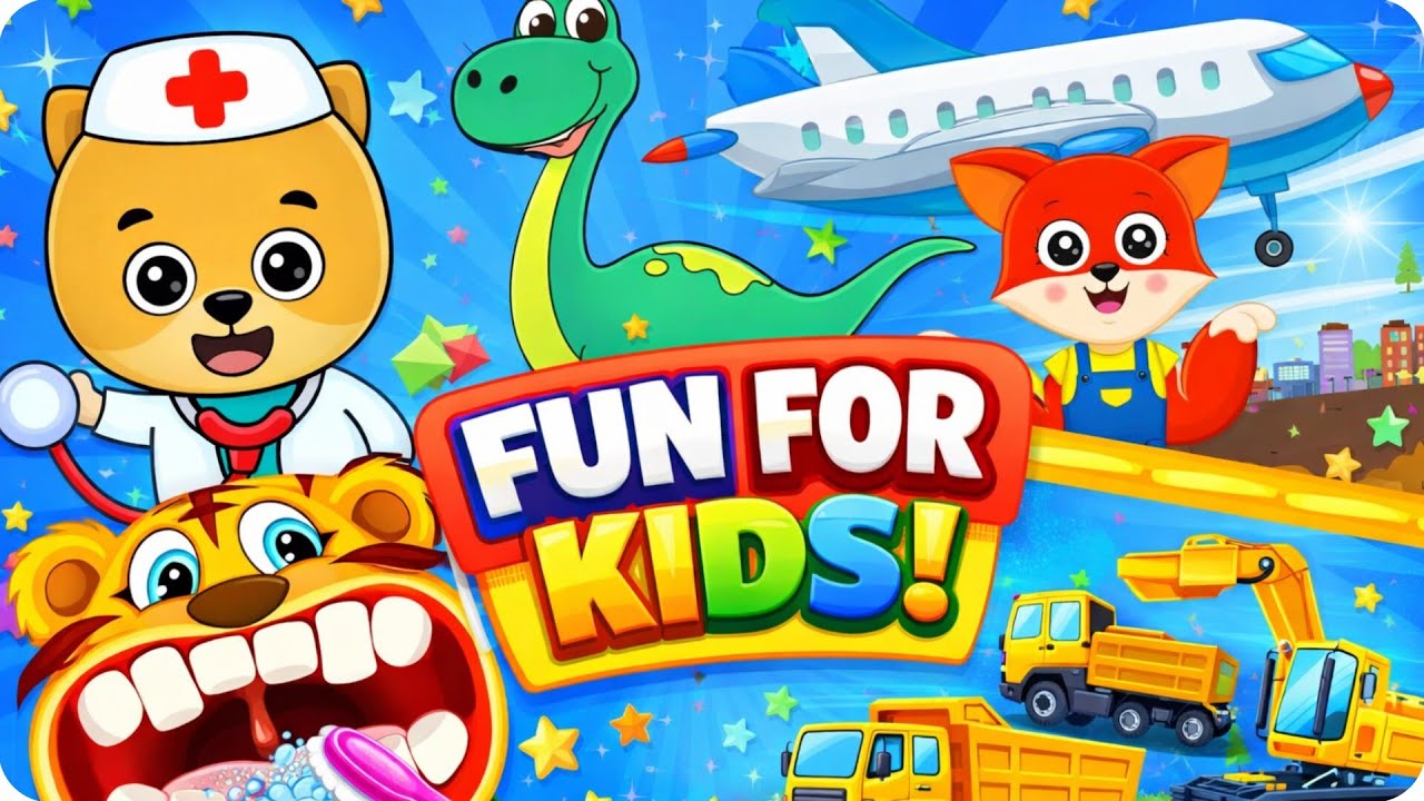 Fun For Kids Baby Doctors, Care Race, Tom Time Rush, Tom Fronds, ABCD Learn Popular Video