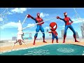 Franklin vs spiderman &amp; spider girl in indian bike driving 3d