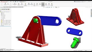 SolidWorks Tutorial 2020! Assembly exercise Nr.1 Welding! Learn from homee :D