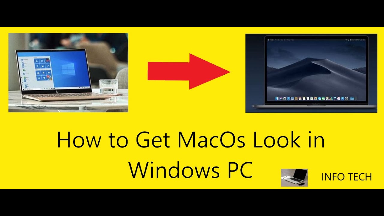 How to get MacOs Look in Windows PC