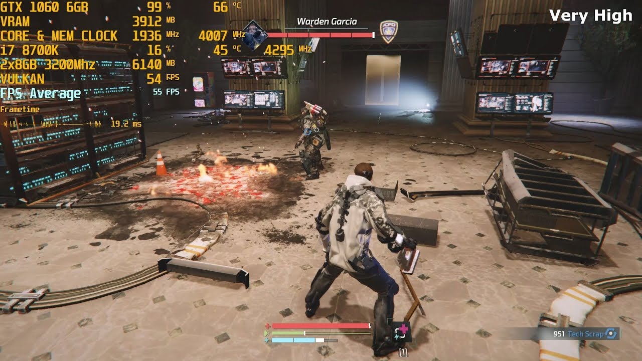 The Surge 2 - All Settings - GTX 1060 6GB | i7 8700k (stock) [1080p]