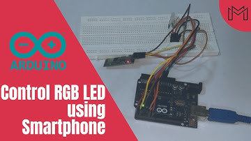 Control RGB LED using Smartphone | Bluetooth|