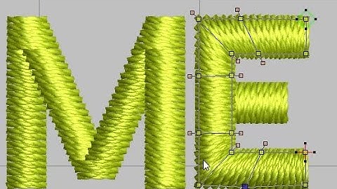 Hatch Embroidery. How to change the stitch diriection of an ESA font