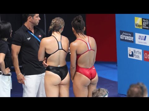 Women's diving Budapest - Jennifer Abel & Melissa Beaulieu