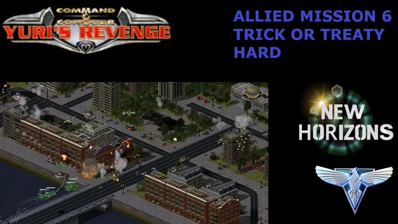 Red Alert 2: Yuri's Revenge: New Horizons Mod: Allied Mission 6: Trick Or Treaty (Hard)
