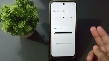 how to hide and show notch poco X3 pro, notch hide kaise kare