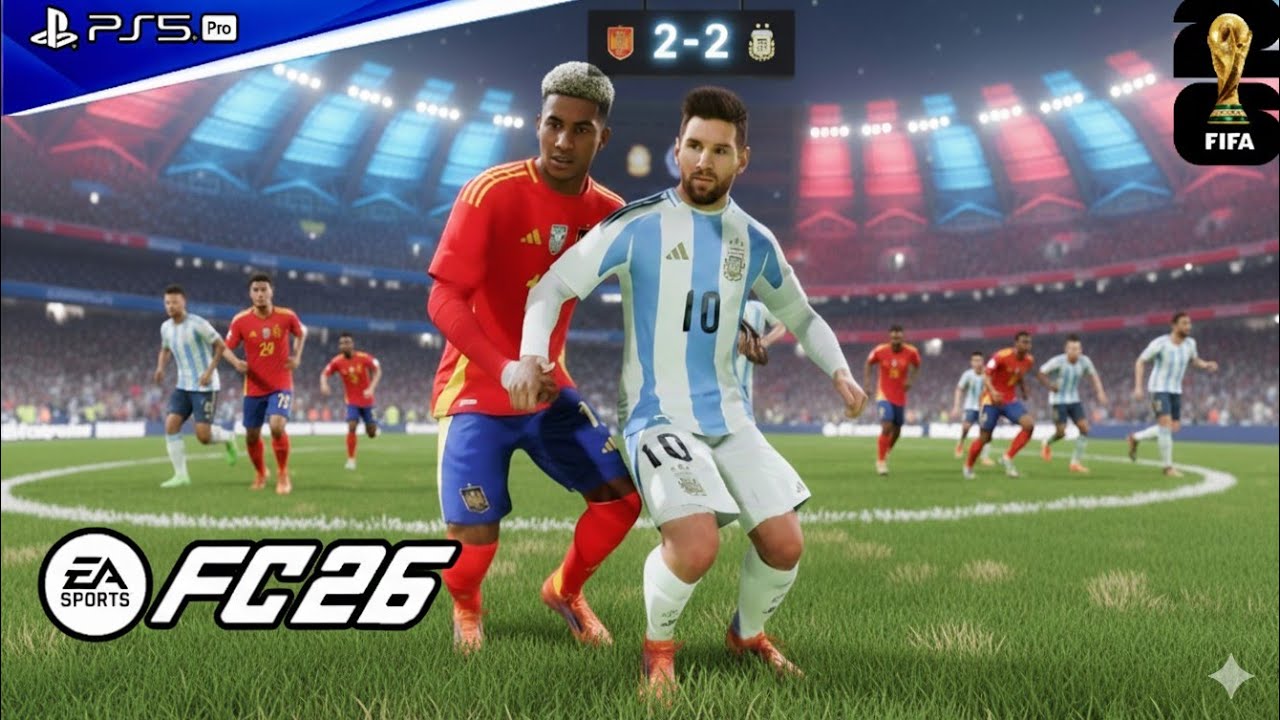 FL 26 - Argentina vs. Spain - FIFA World Cup 2026 Full Match | PC™ Gameplay [4K60fps]
