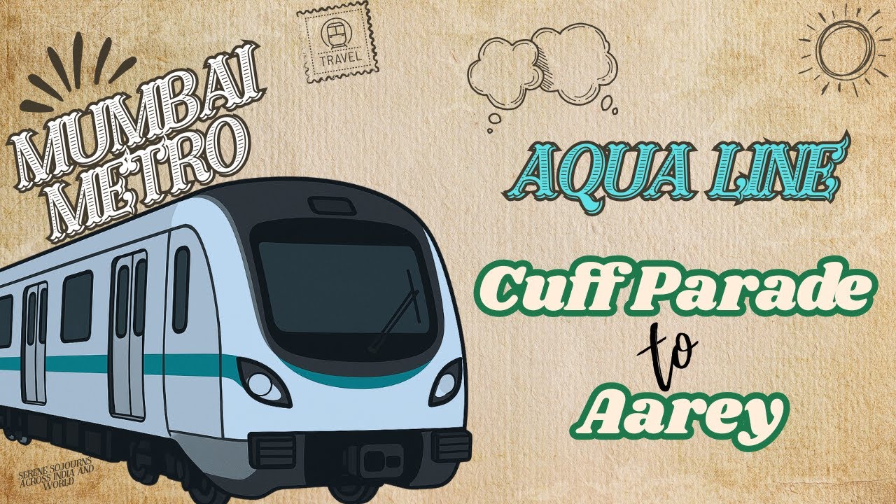 🚆 Aqua Metro Mumbai – Full Route on Map | Cuffe Parade ➜ Aarey | Map My Madness