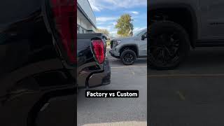 Factory Vs Custom Gmc Sierra 1500 Denali