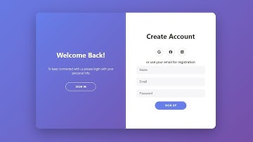 Animated Login + Signup Form Using HTML, CSS & JavaScript | Modern UI Design Tutorial